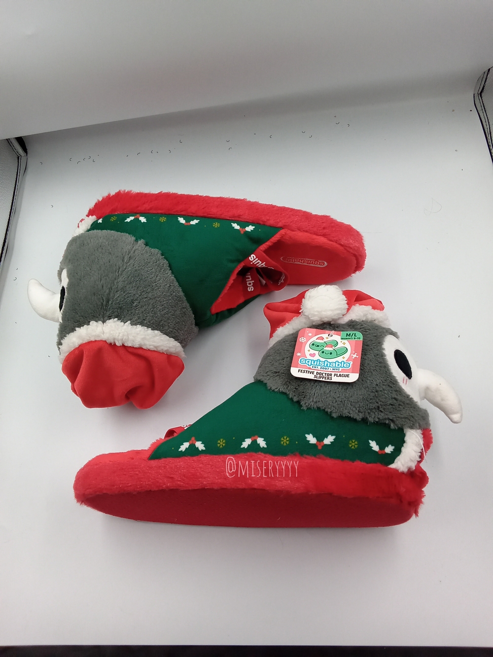 NWT Squishable Plague Doctor Slippers *DEADSTOCK*